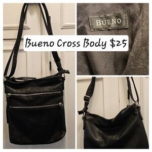 Bueno Black Messenger Bag